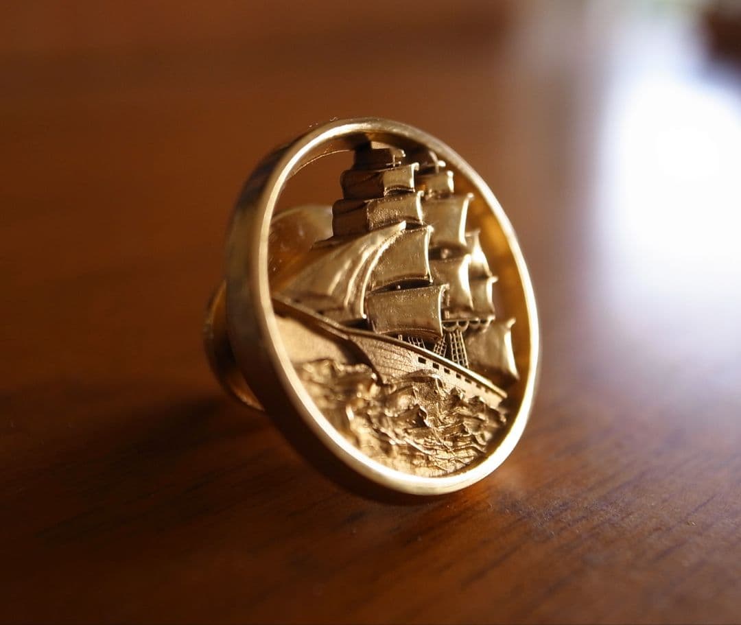 超稀少　PAN AM パンナム　退職記念バッジ＆証書／社章 パイロット クルー