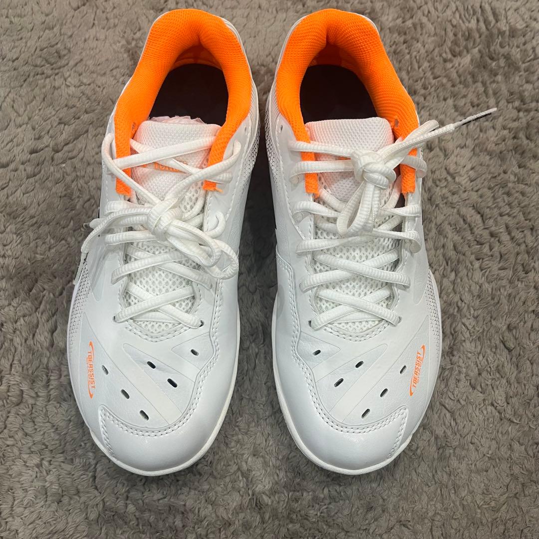 YONEX SHB65Z3W バドミントンシューズ ホワイト/オレンジ 25cm