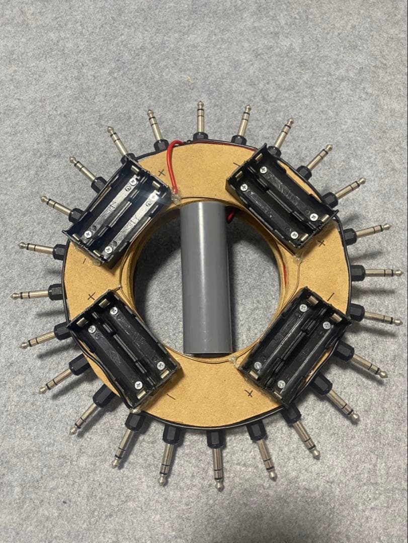 光り物 孔雀　車輪　オレンジスパロン筒24本付き