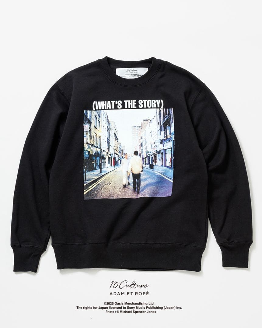 Oasis ADAM ET ROPE ブラックスウェット Lサイズ