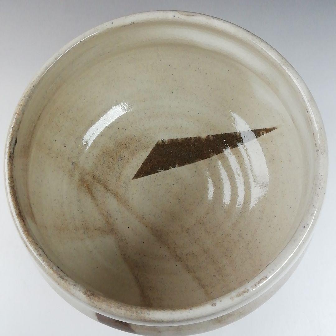 Ｔ６６４　建水　『粉引建水』『墨田窯　金太漢 作』　共箱　茶道具