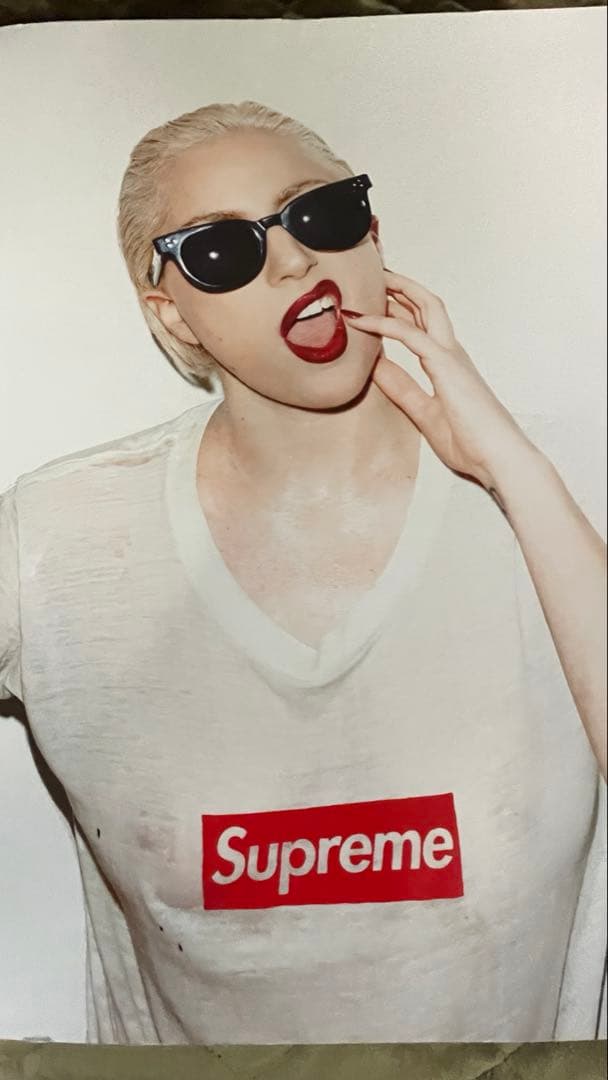 Supreme Lady GaGa ポスター 2連 uncut double