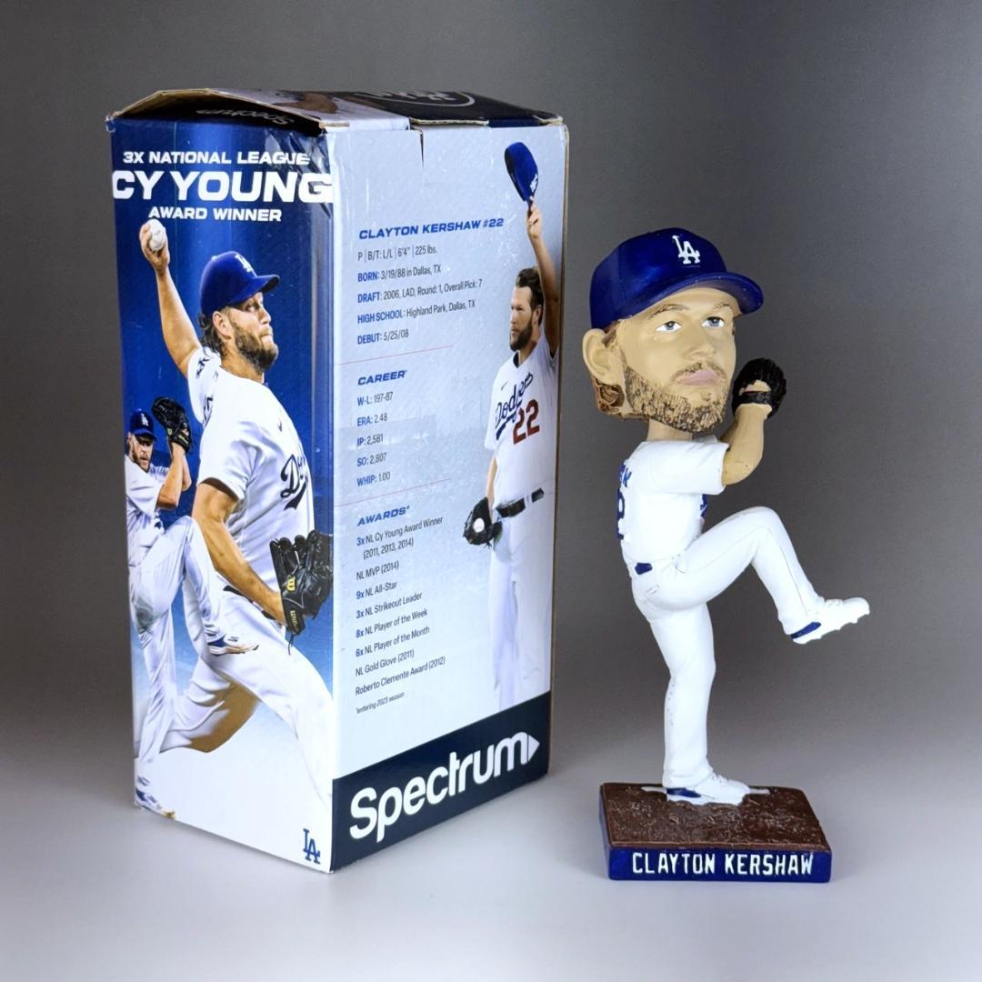 新品 クレイトン・カーショウ ボブルヘッド フィギュア ロサンゼルス ドジャース