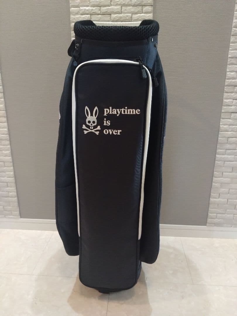 ネイビー　軽量　カートバッグ ゴルフバッグ キャディバッグ