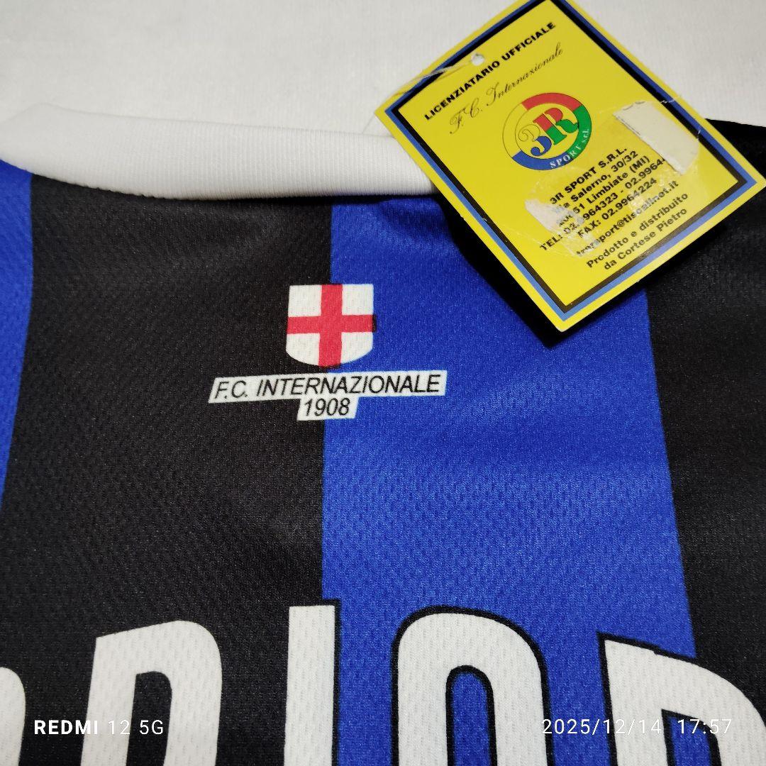 インテル公式ユニフォーム　アドリアーノ　背番号10　未使用タグ付き