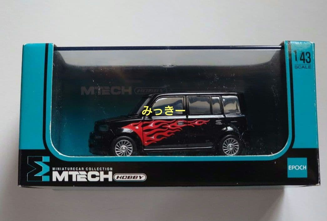 ☆美品★ トヨタ bB 1/43 カラー ミニカー　TOYOTA MTECH