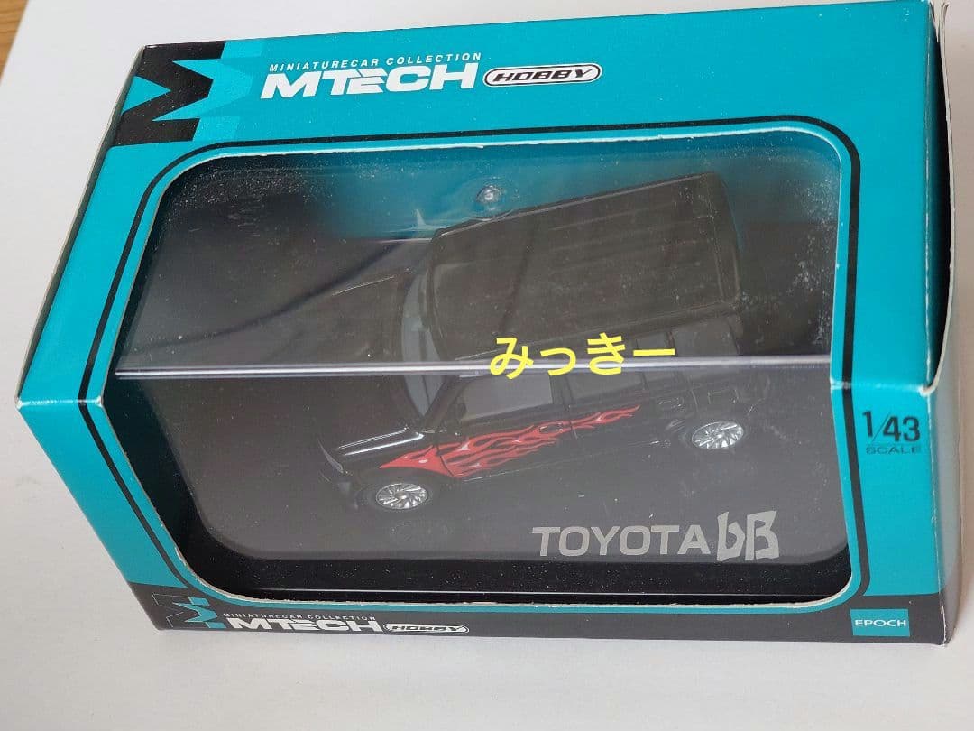 ☆美品★ トヨタ bB 1/43 カラー ミニカー　TOYOTA MTECH