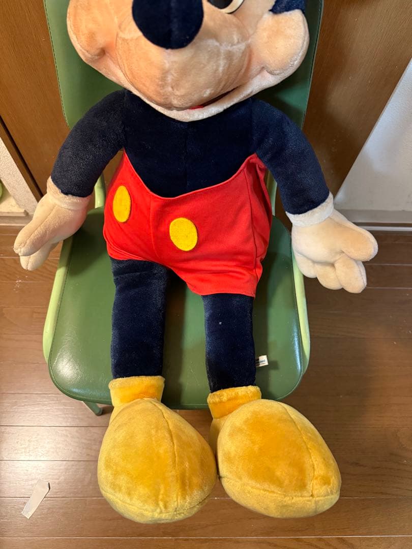 ミッキーマウス ぬいぐるみ 約90cm 1983〜1984年頃TDLで購入