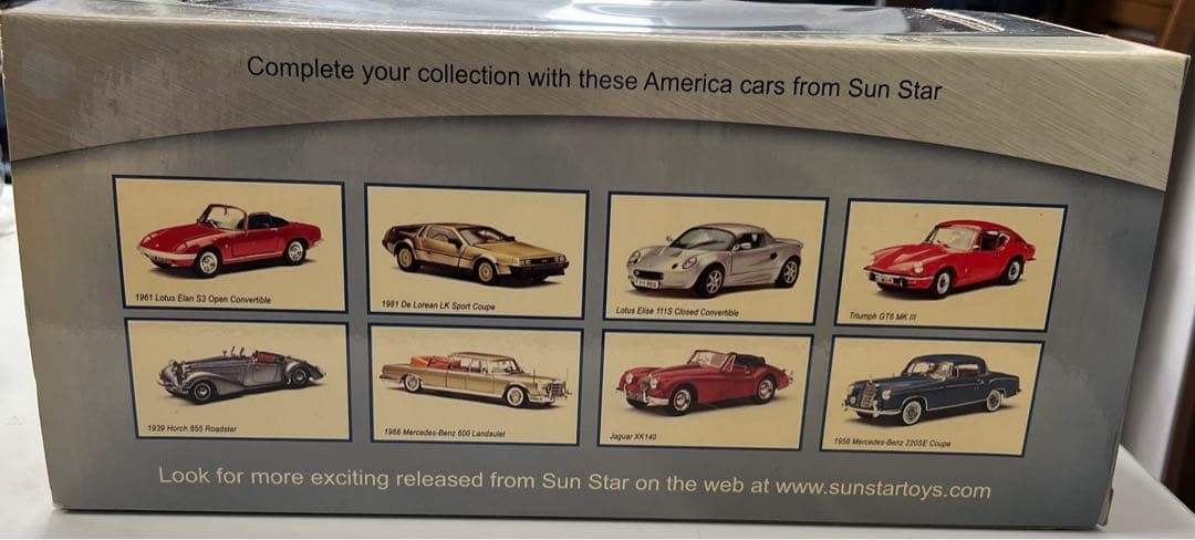 ミニカー Sun Star 1939 HORCH 855 ROADSTER 1:18