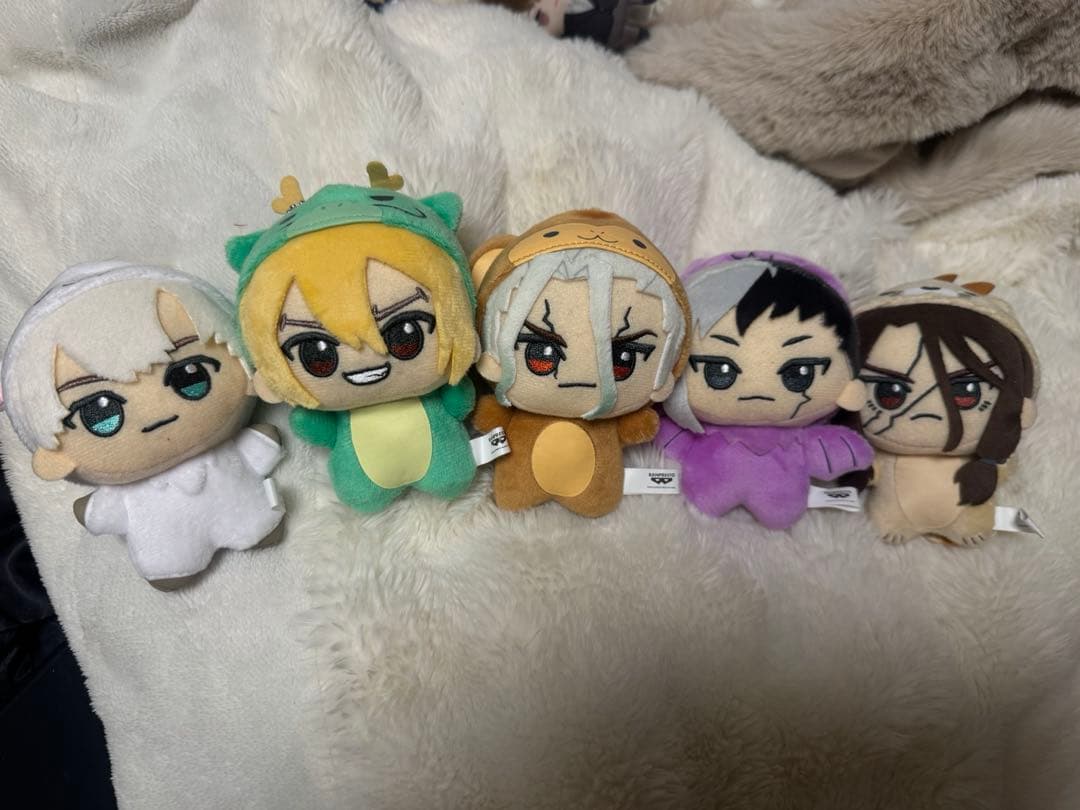 Dr.STONE ちびぐるみ アニマル着ぐるみ ぬいぐるみセット 五知将