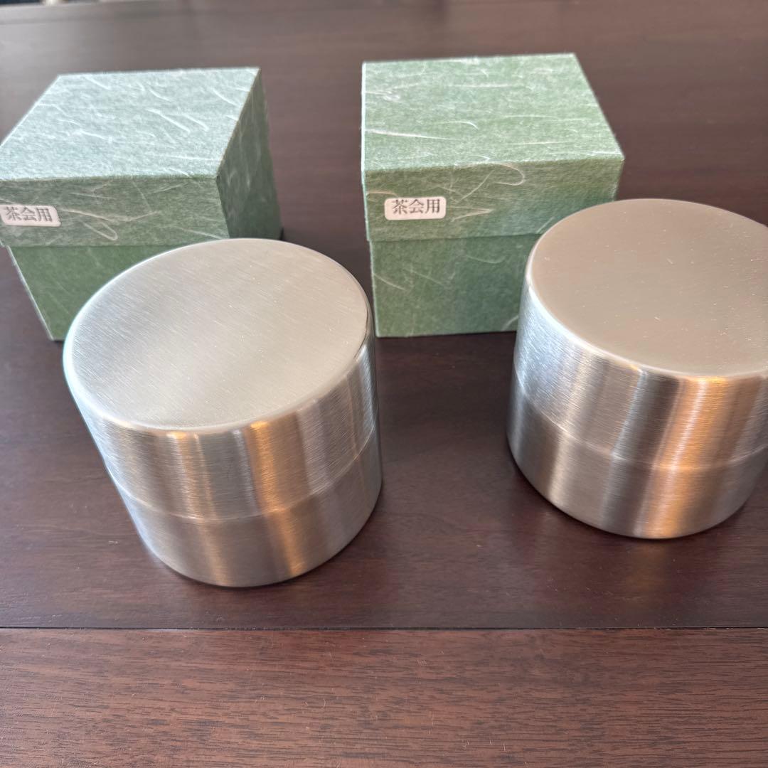 茶道具　茶会用　ふるい缶