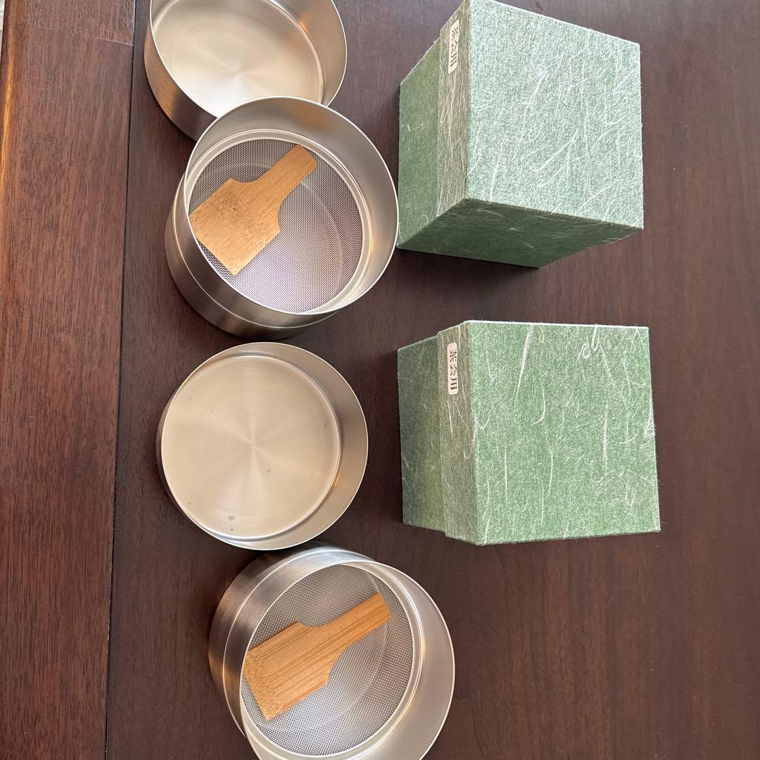 茶道具　茶会用　ふるい缶