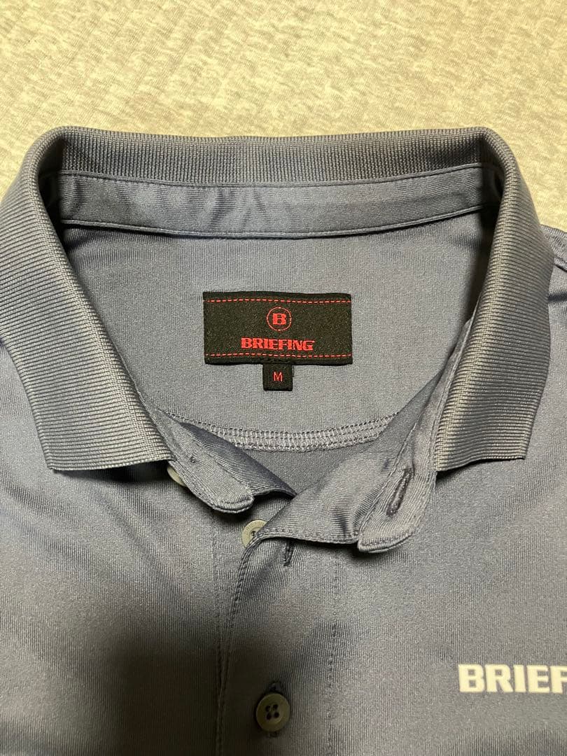 BRIEFING ネイビー ポロシャツ M