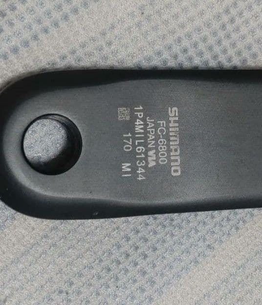 シマノアルテグラFC-6800クランクセット（スギノインナー サイクロイドつき）