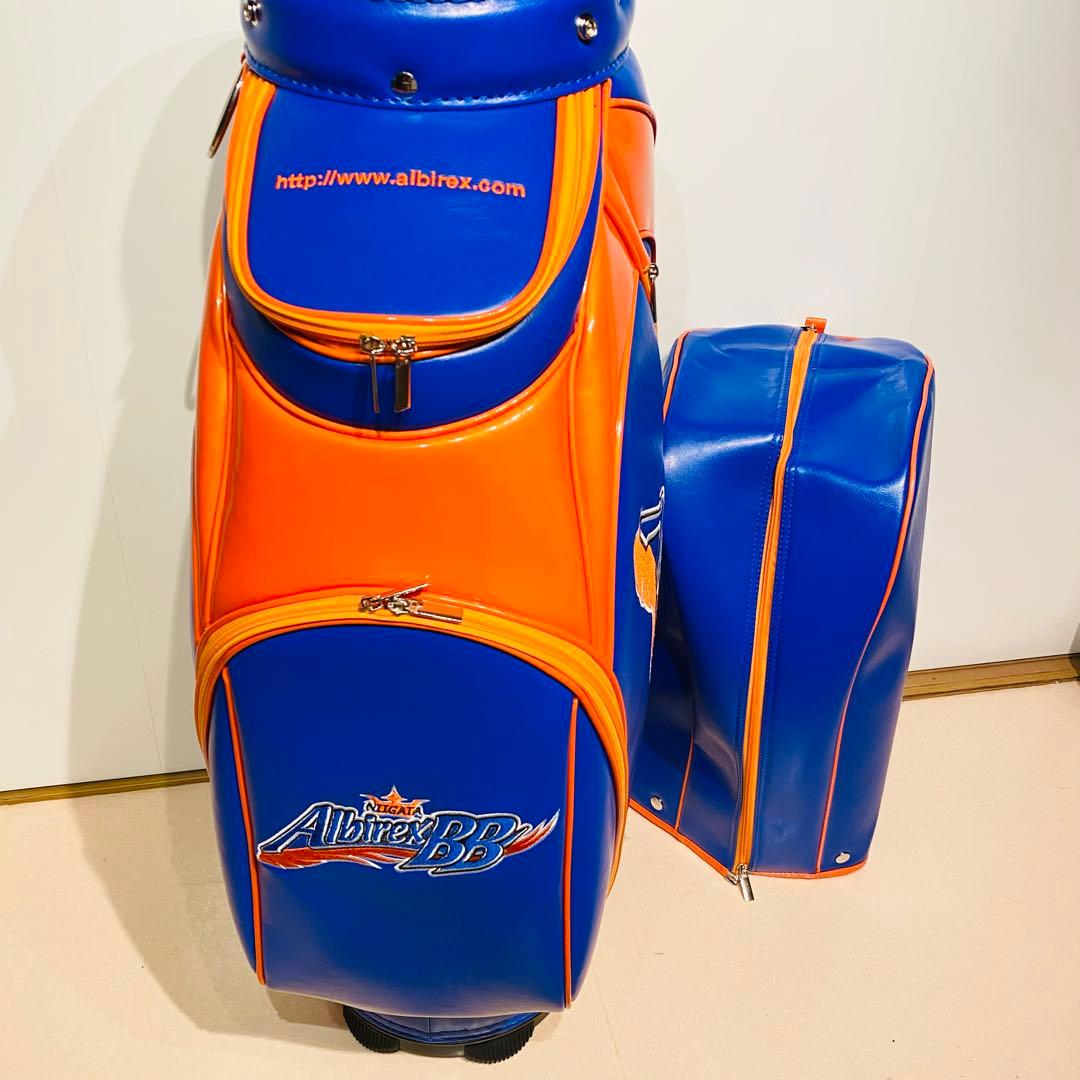【極希少＊新品】新潟アルビレックスBB　キャディバッグ　ゴルフバッグ　5分割