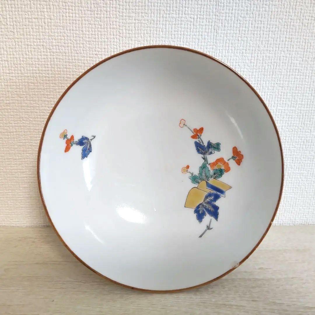 お値下げしました、色絵柿右衛門　和本　花文小鉢
