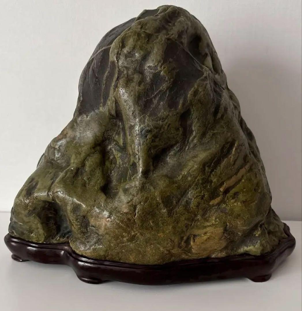 水石　盆石　鑑賞石 　約14.5㎏ 高さ25cm 幅32cm 天然石　置物