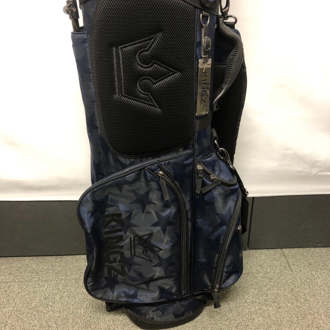 フォロー割■ KINGZ Samantha ゴルフ キャディ メンズ ネイビー