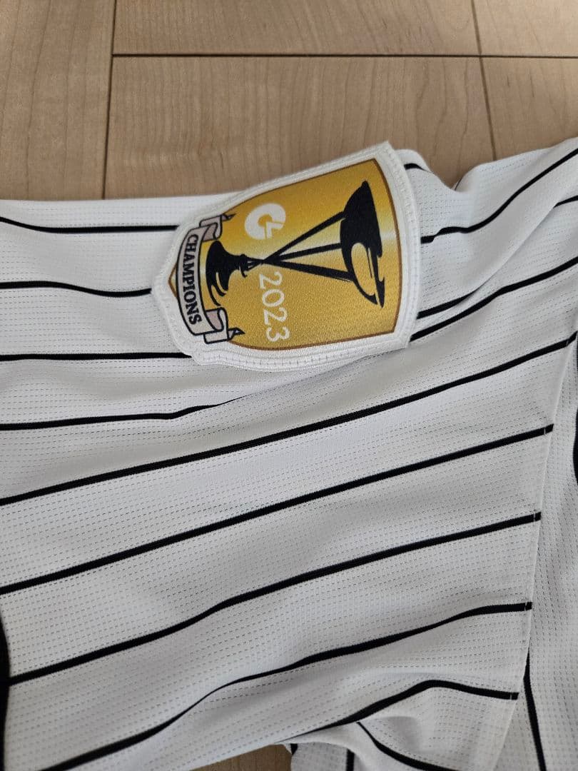 阪神タイガース レプリカチャンピオンユニフォーム2023年 佐藤選手サイズS