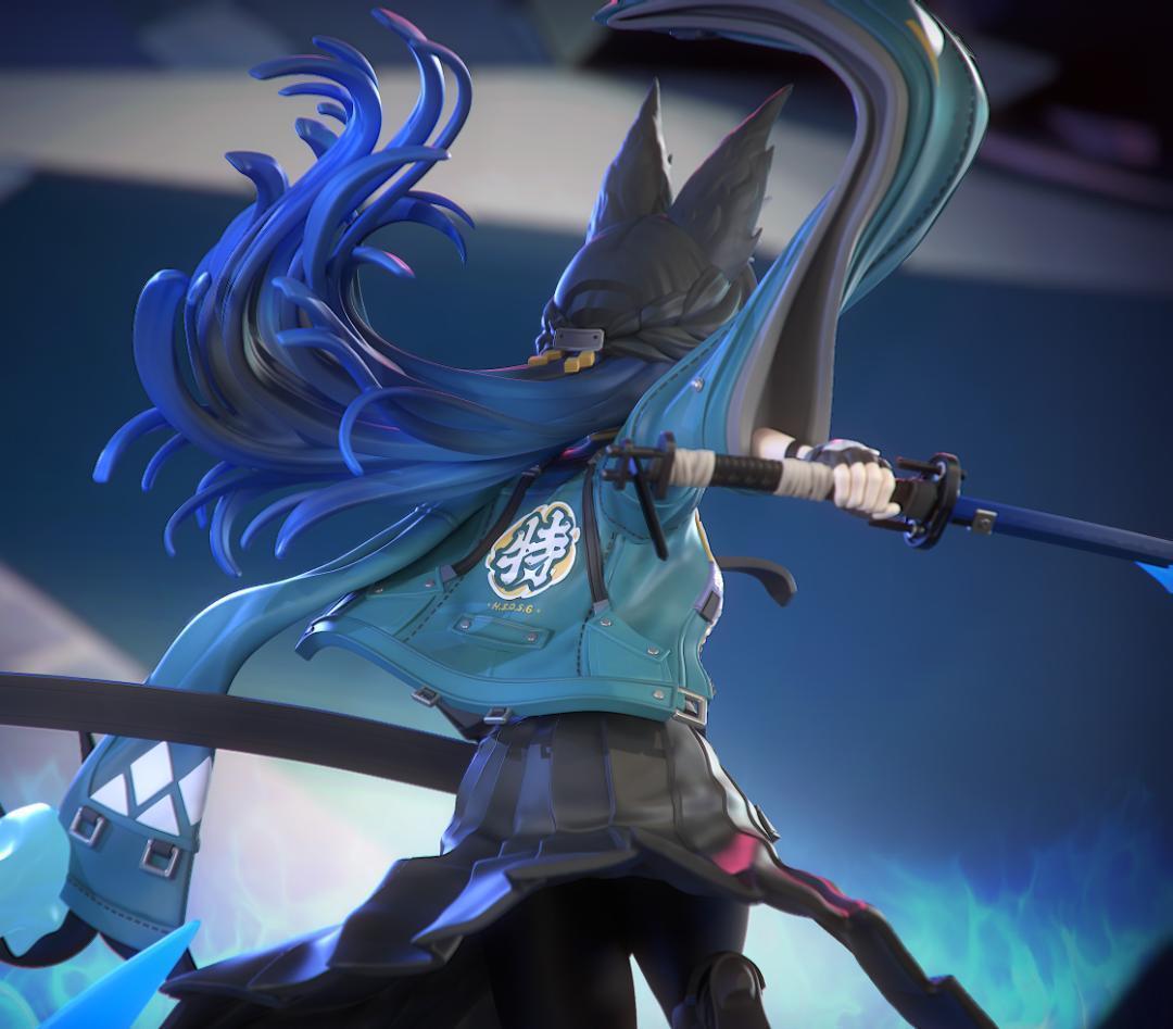 28ｃｍ　星見雅 1/7　ゼンレスゾーンゼロ　未塗装未組立　ゼンゼロ