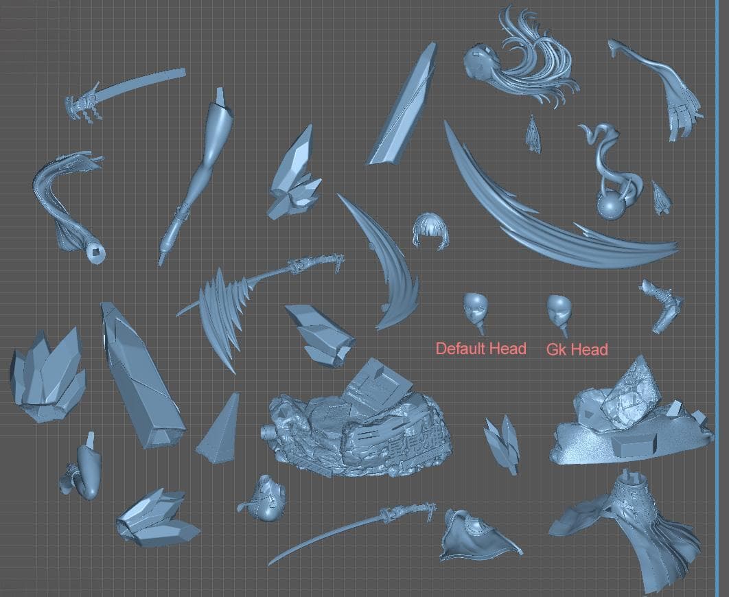 28ｃｍ　星見雅 1/7　ゼンレスゾーンゼロ　未塗装未組立　ゼンゼロ