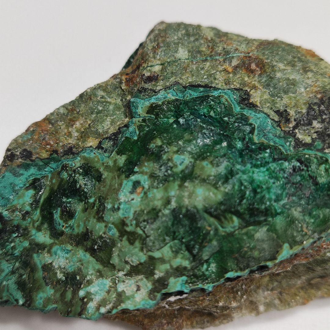 パワーストーン　天然石　クリソコラ　珪孔雀石　原石　142g　No.61