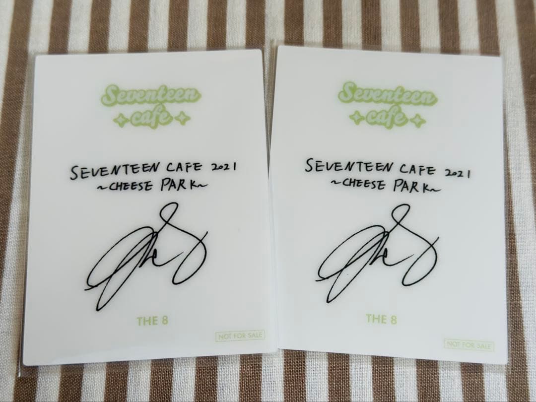 SEVENTEEN THE8 セブチカフェ 2021 特典 トレカ 2枚セット②