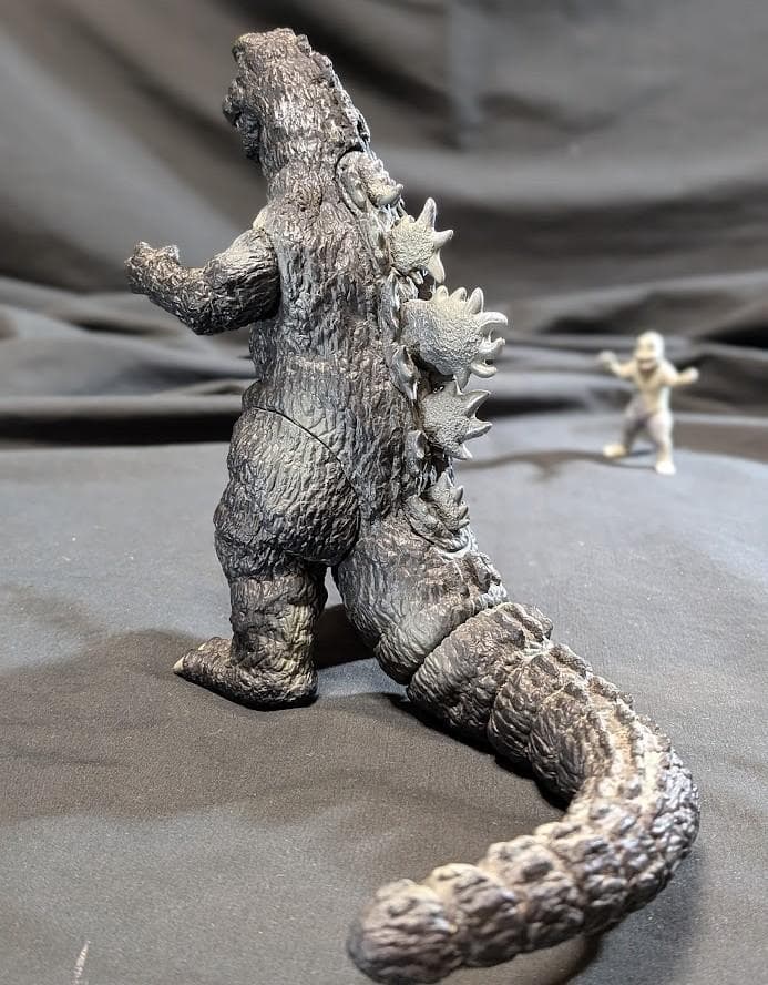 ゴジラ「ゴジラの息子」（Ｙ・ＭＳF）ソフビフィギュア＋ミニラ