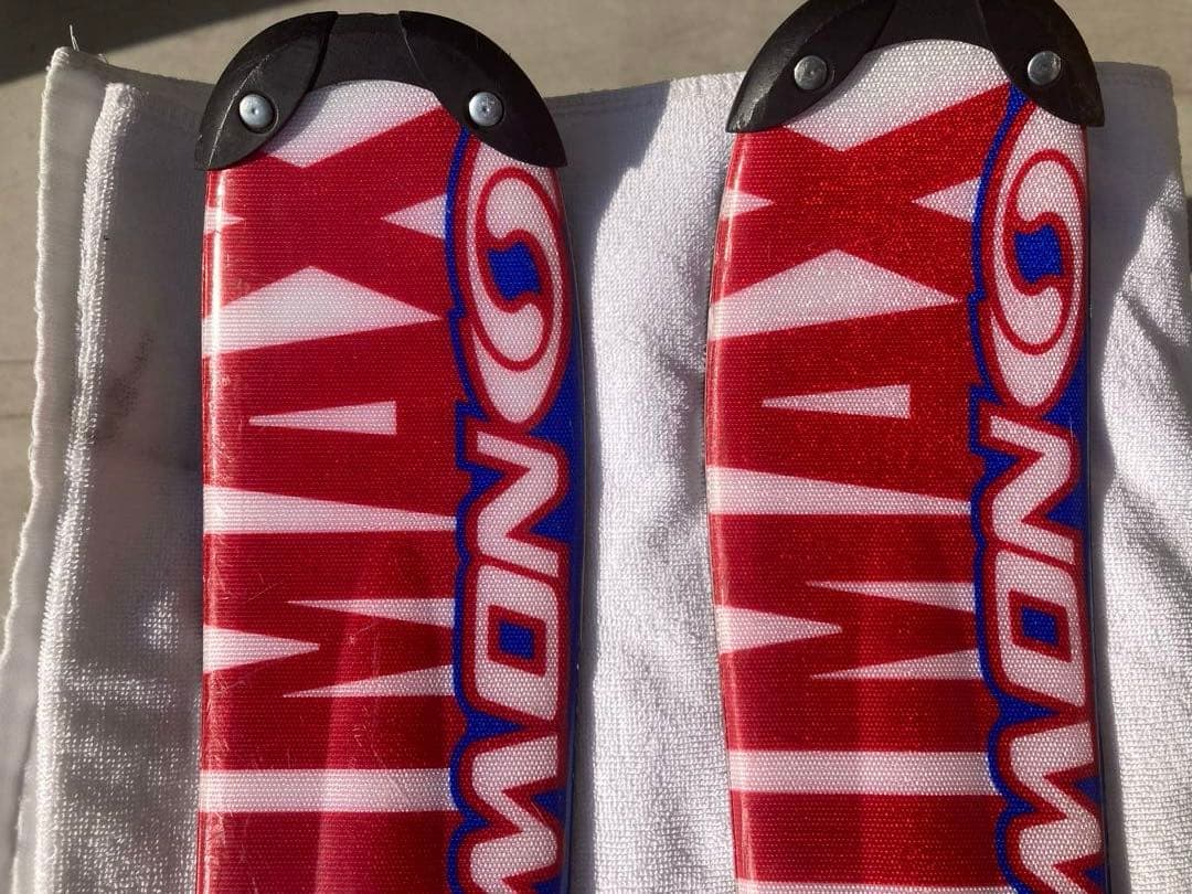 ショートスキー(ファン)と解放ビィンディングセットSALOMON MINIMAX