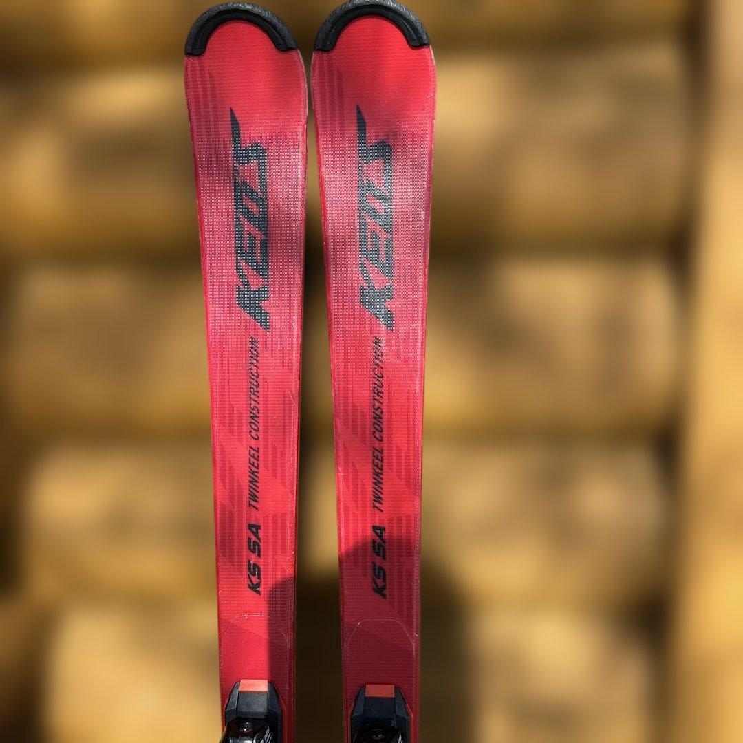 ナカツ　オガサカKS SA 155 スキー板 赤
