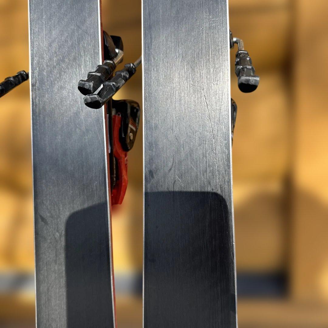 ナカツ　オガサカKS SA 155 スキー板 赤