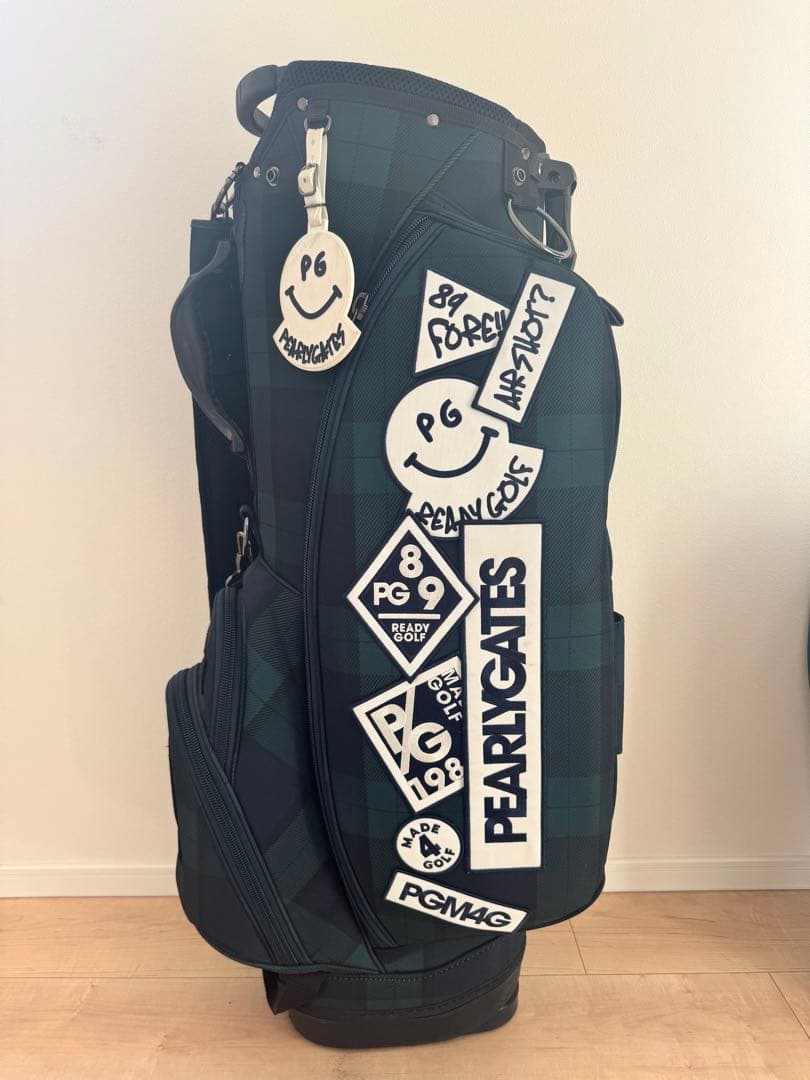 PEARLY GATES ゴルフバッグ スタンド 珍しいグリーン