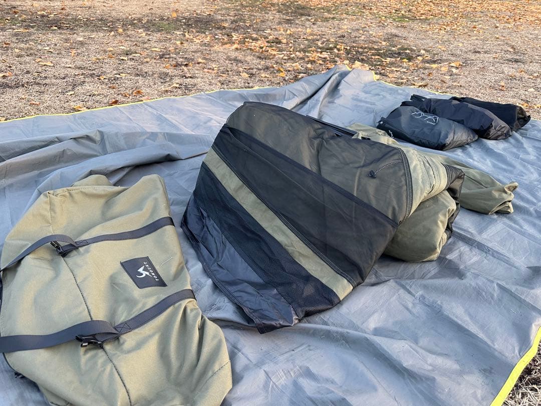 トモウント　TCドームテント　拡張テント付き　インナーテントセット