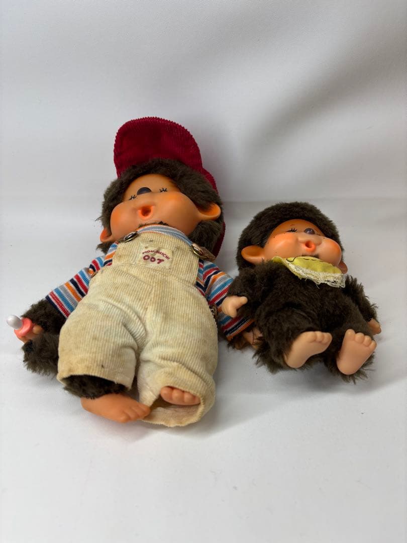 モンチッチ　レトロ　希少　２体セット　高さ約20㎝と高さ約12㎝