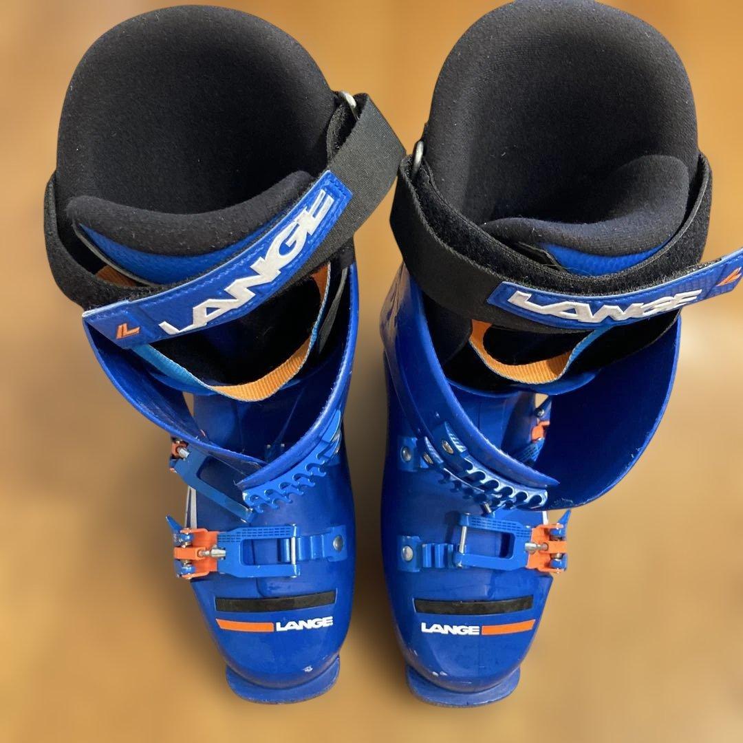 LANGE スキーブーツ 青　24-24.5センチ