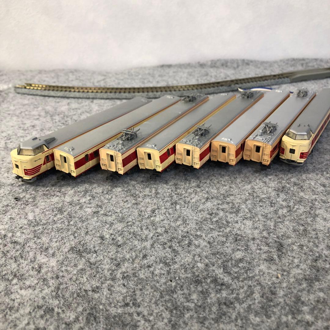 Nゲージ鉄道模型 381系6両編成+増結2両