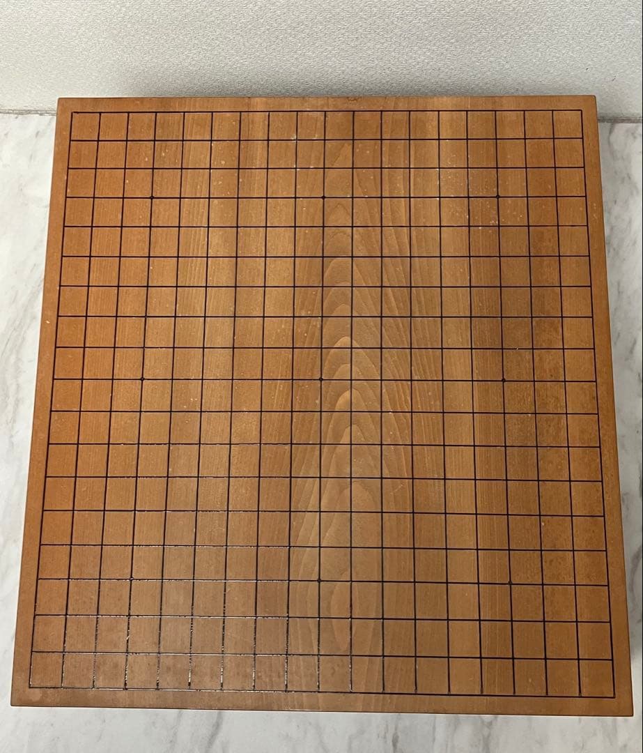 囲碁★碁盤＆碁石セット　脚付碁盤　木裏面　本桂　三寸六分五厘盤