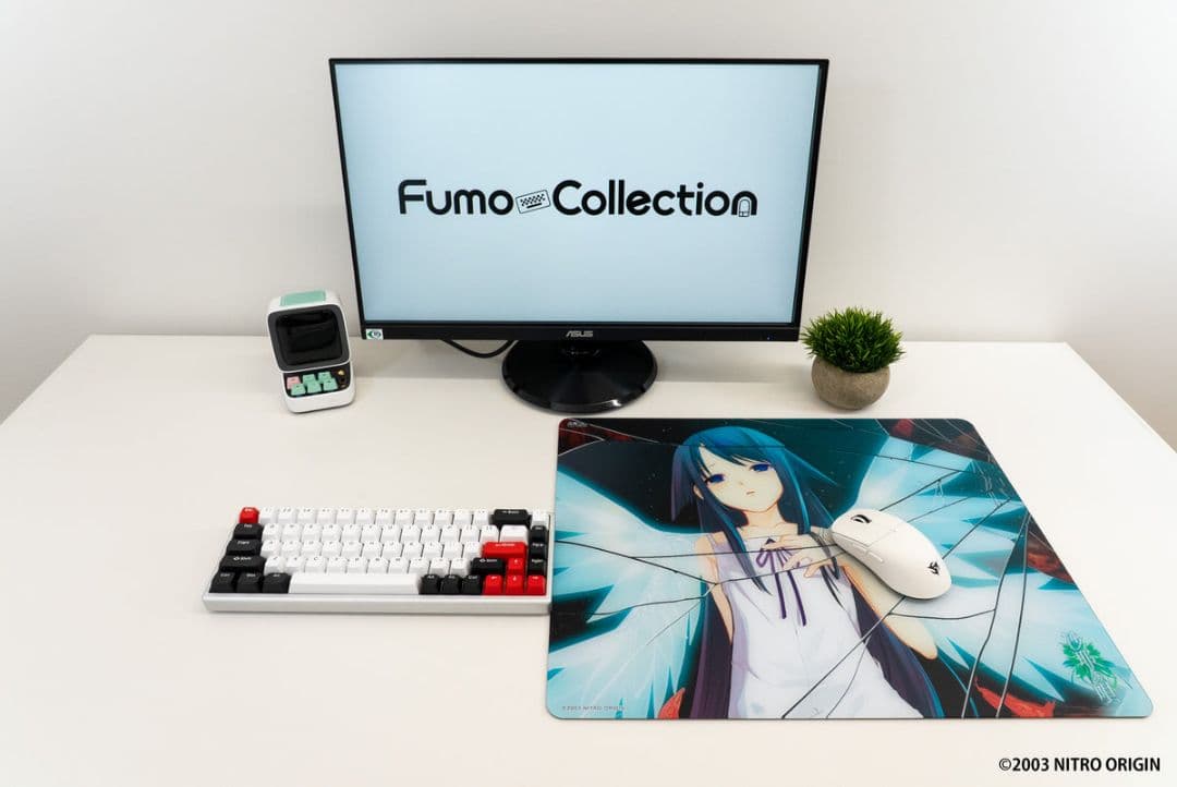 ふもコレ　ガラスマウスパッド　沙耶の唄　コラボ