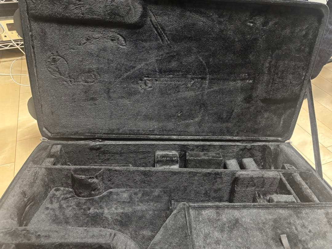 キャスター付きサックス ダブルケース