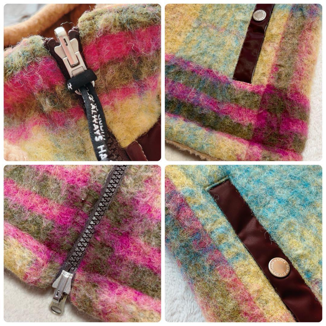 新品タグ付　マークアンドロナ　セットアップ　リバーシブル　ダウンベスト　パンツ