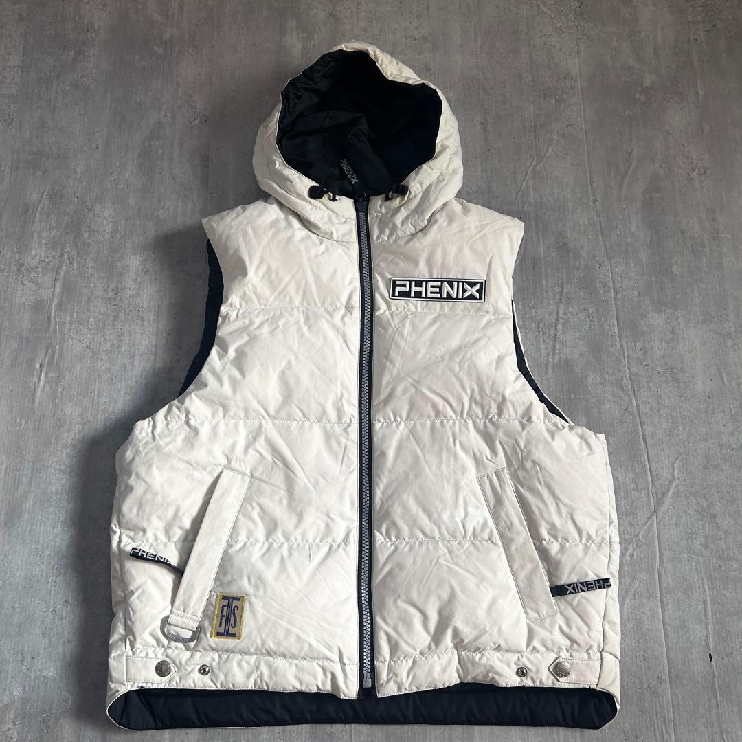 PHENIX スキーウェア 3点 M ダウンベスト付 サイド全開パンツ 90s