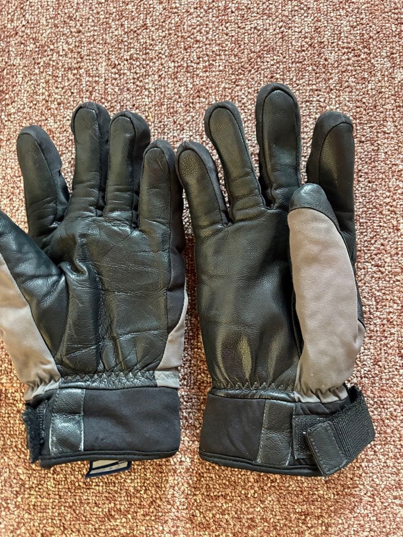 Hestra レザーグローブ サイズ9 ブラウンブラック