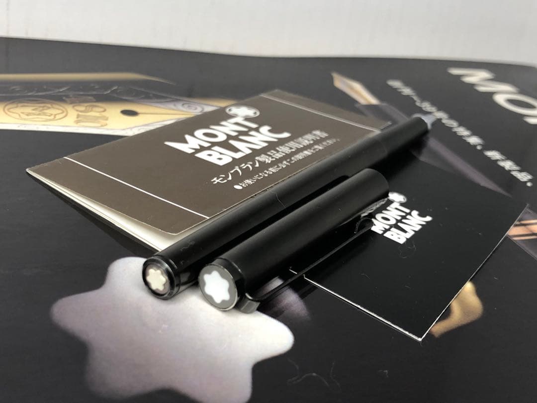 ⭐️モンブラン⭐️黒薔薇鉱プレート⭐️極稀少な価値の高いNo1324⭐️ローラーボール⭐️