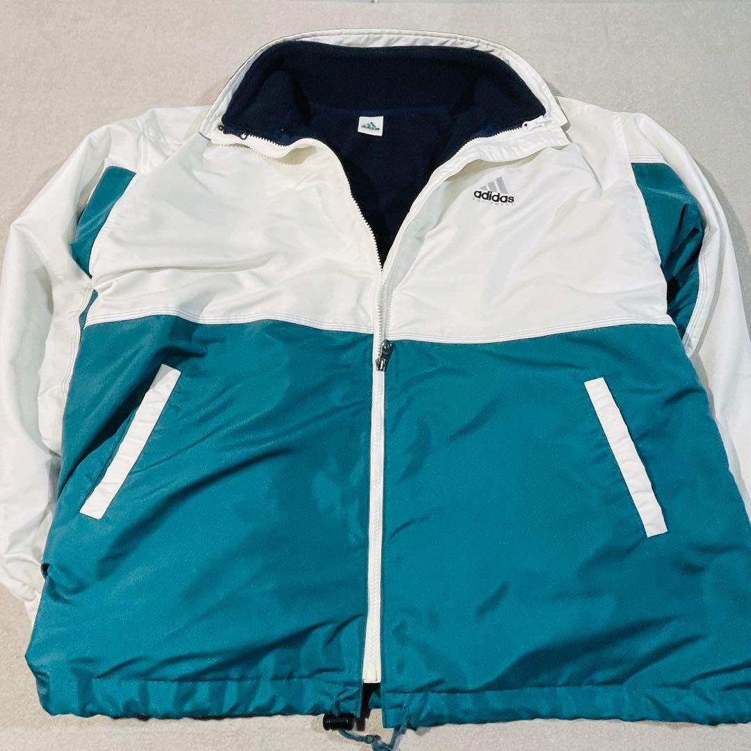 【超希少!美品】90s adidas 3WAYナイロンJKT着脱フリースライナー