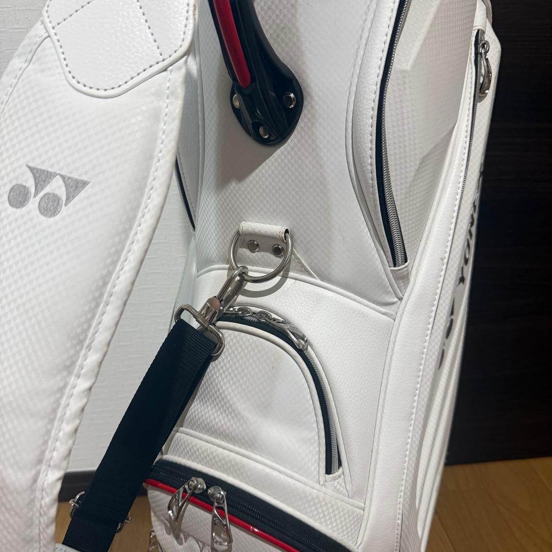 YONEX EZONE キャディバッグ ゴルフバッグ ホワイト