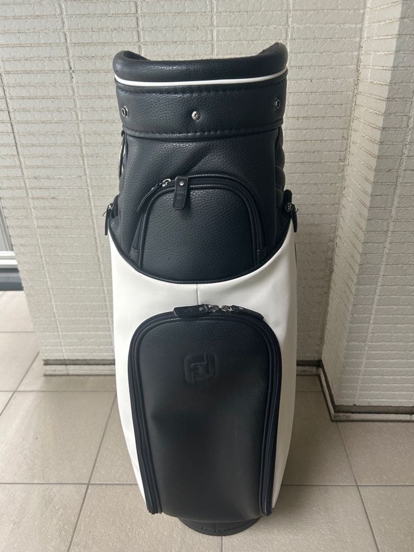 梅ちゃん専用【希少デザイン】 Foot Joy キャディバッグ 白×黒