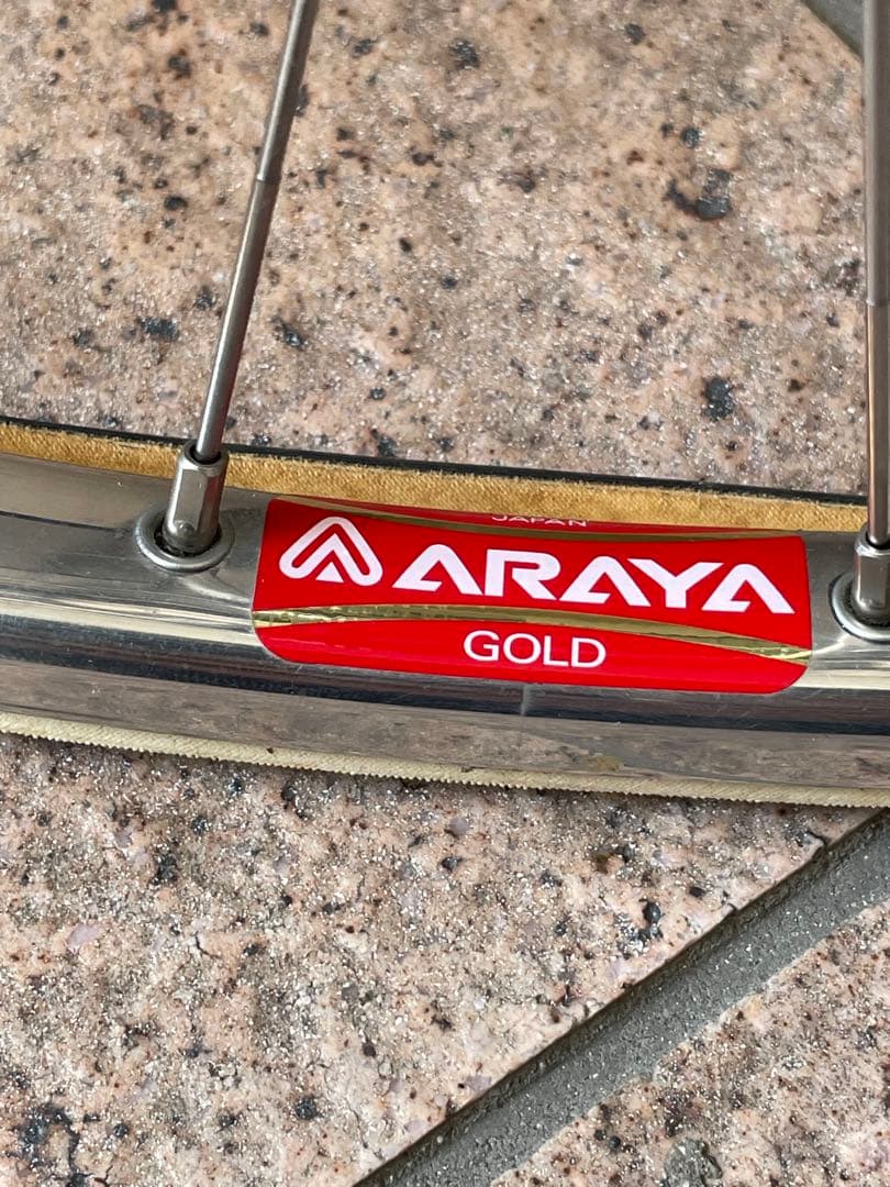 専用！ピスト 前後 ホイールセットnjsデュラエースハブ　タイヤはつきません