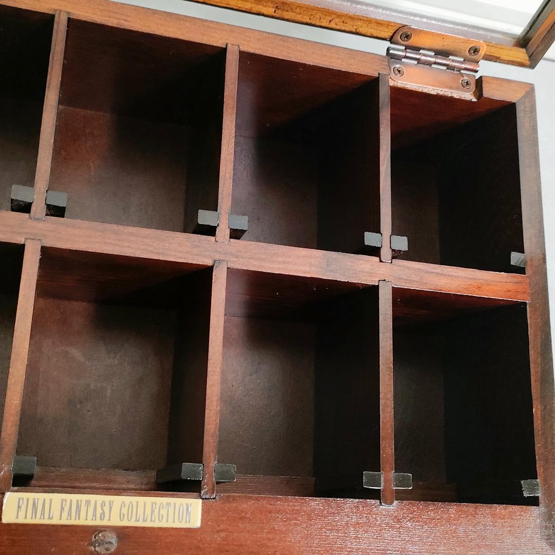 ファイナルファンタジー クロムフィギュア専用ディスプレイケース FF 木製