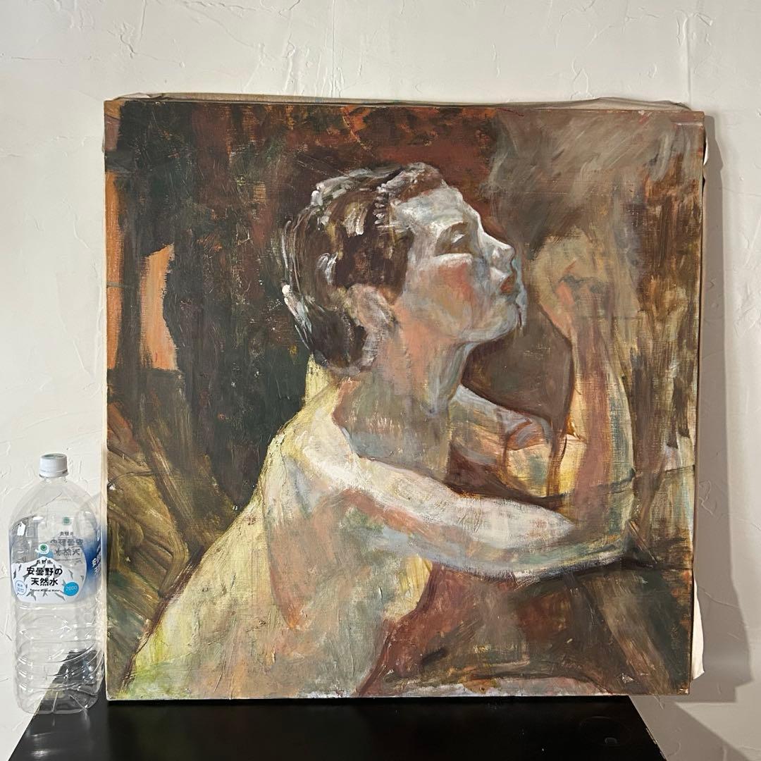 sfc　大型絵画　裸婦　油絵　作者不明　F25サイズ