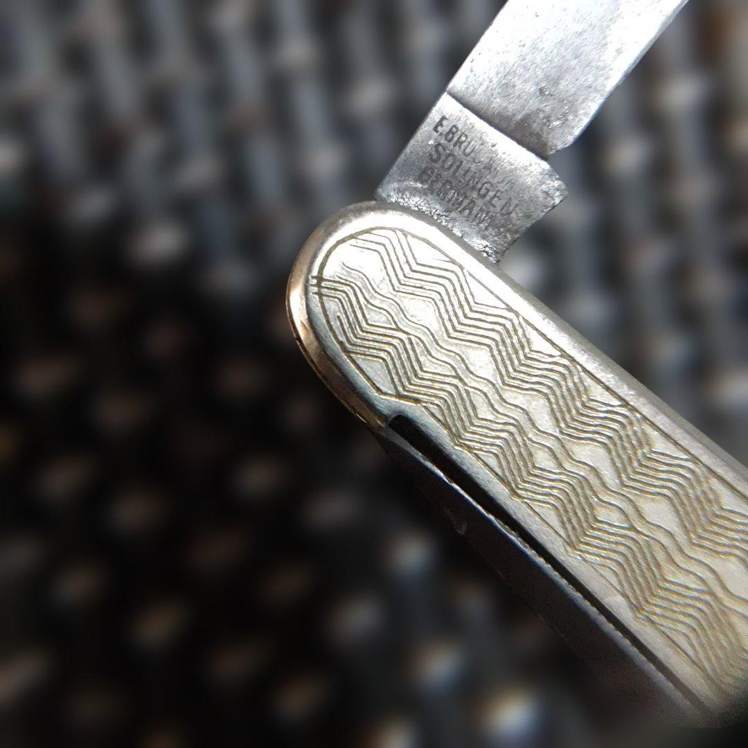 古いドイツ·ゾーリンゲン製精巧ナイフE BRUCKMANN MANNヴィンテージ